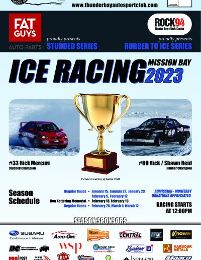 2023 Ice Racing Poster